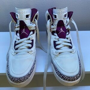 Nike | Jordan 4s Spizike Bordeaux | Size 7 Girls